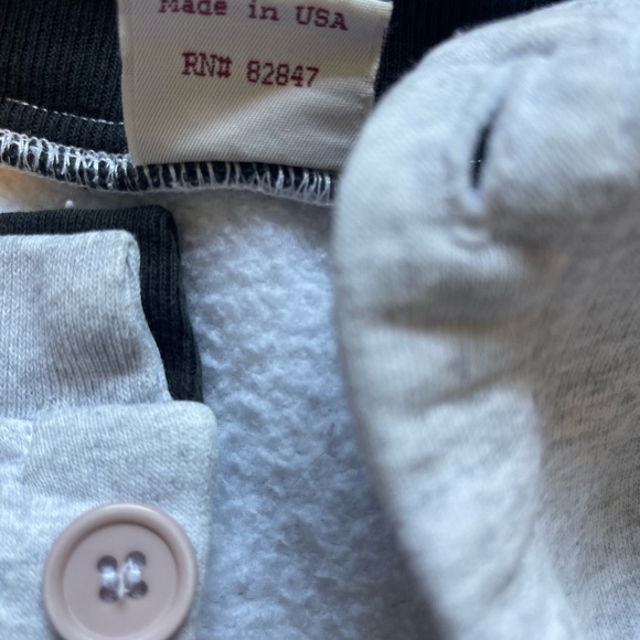 Vintage button up crew neck sweater - Picture 4 of 4